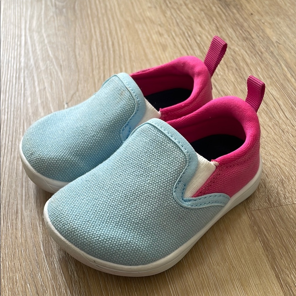 Kids Slip-On Shoes - Pink and Blue